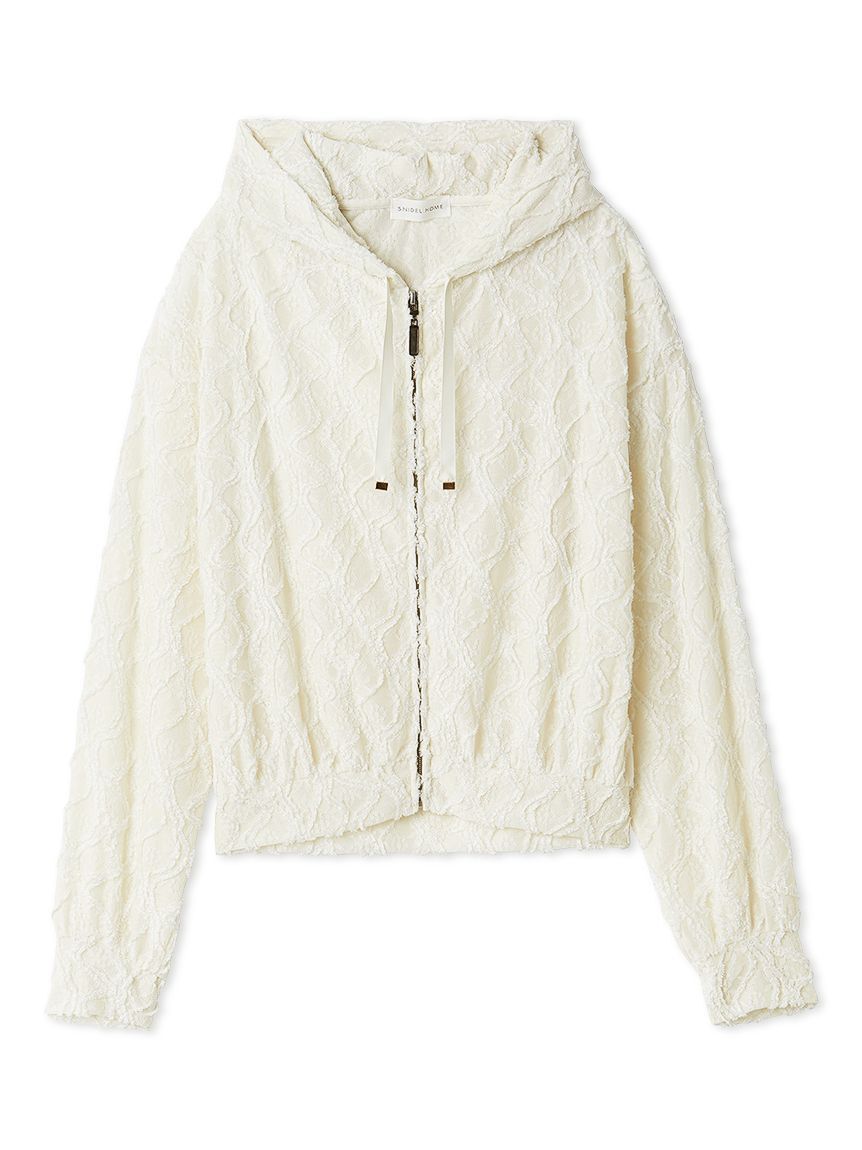 SNIDEL HOME「デザインカットパーカー」|ルームウェア|