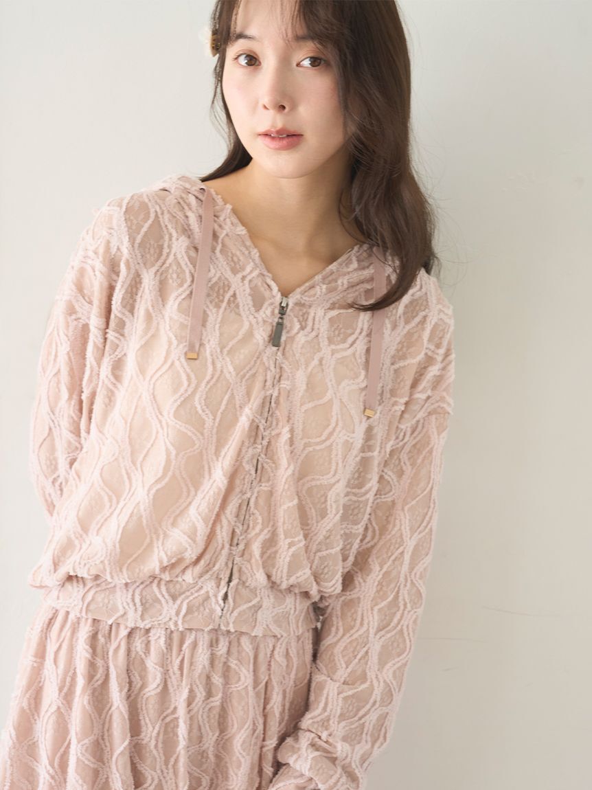 SNIDEL HOME「デザインカットパーカー」|ルームウェア|PBEG