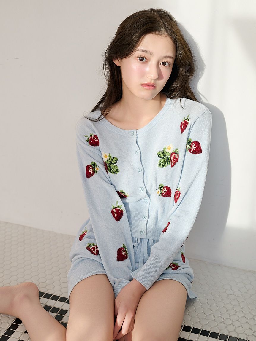 SNIDEL HOME「ストロベリーニットショートパンツ」|ルームウェア|