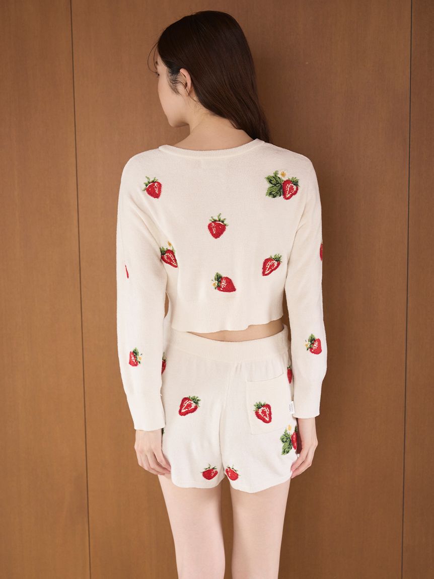 SNIDEL HOME「ストロベリーニットカーディガン」|ルームウェア|