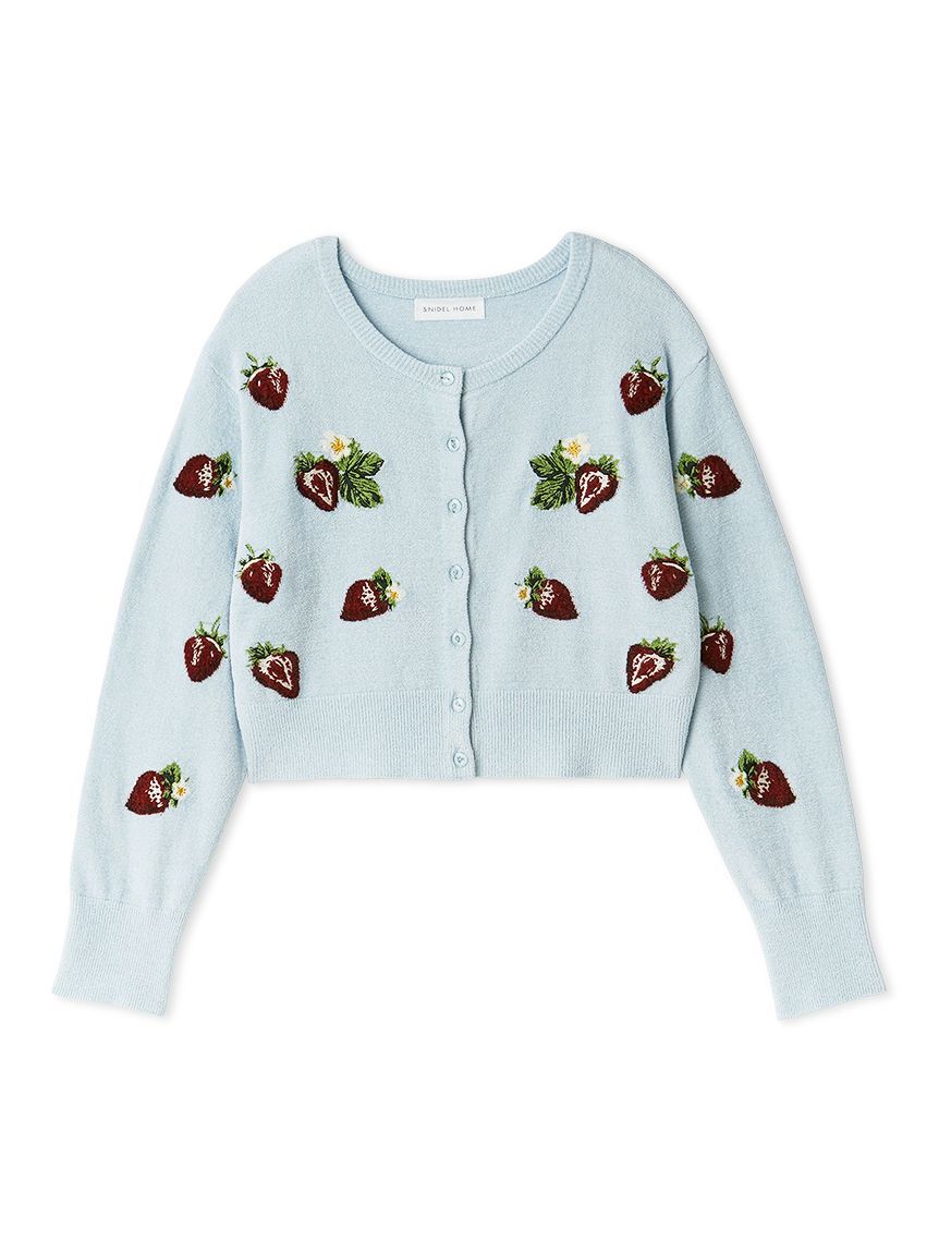 SNIDEL HOME「ストロベリーニットカーディガン」|ルームウェア|