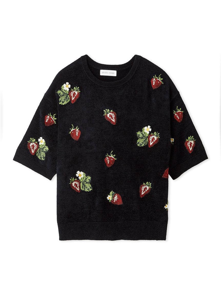 SNIDEL HOME「ストロベリーニットプルオーバー」|ルームウェア|