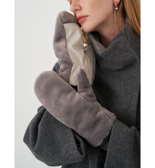 ELENDEEK「FUR MITTEN」|手袋|