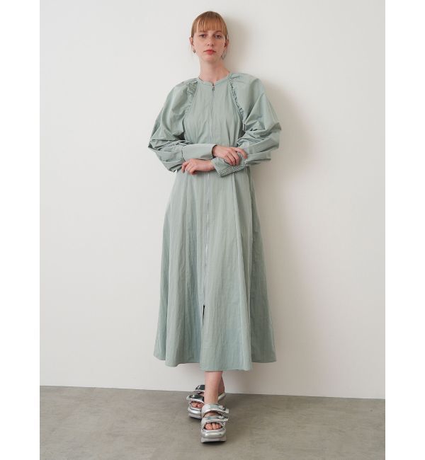 ELENDEEK「CENTER ZIP FLARE OP」|ワンピース|