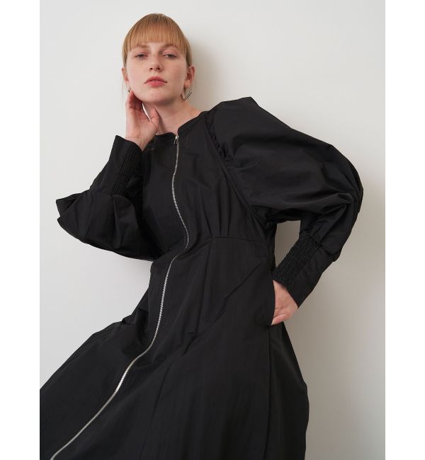 ELENDEEK「CENTER ZIP FLARE OP」|ワンピース|