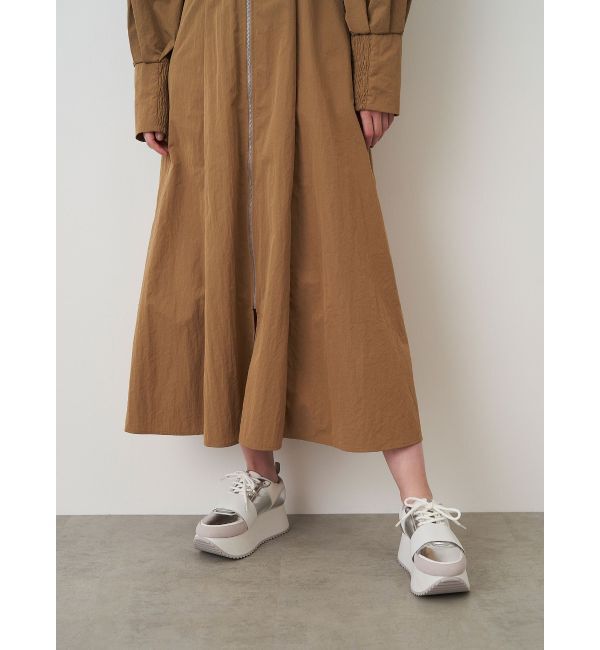 ELENDEEK「CENTER ZIP FLARE OP」|ワンピース|