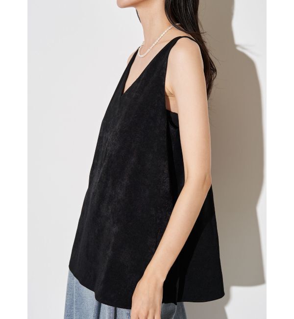 ELENDEEK「SATIN FLARED CAMI」|キャミソール|