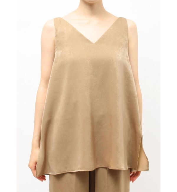 ELENDEEK「SATIN FLARED CAMI」|キャミソール|