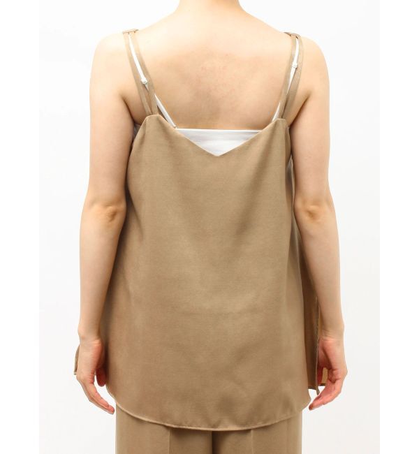 ELENDEEK「SATIN FLARED CAMI」|キャミソール|