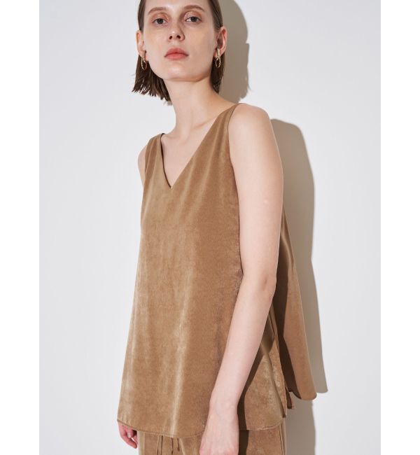 ELENDEEK「SATIN FLARED CAMI」|キャミソール|