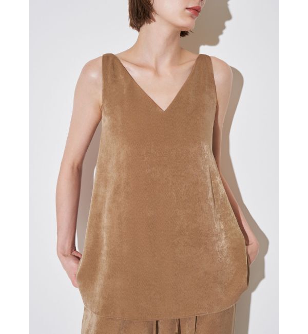 ELENDEEK「SATIN FLARED CAMI」|キャミソール|
