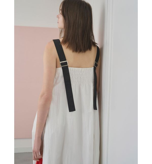 ELENDEEK「BICOLOR STRAP OP」|ワンピース|