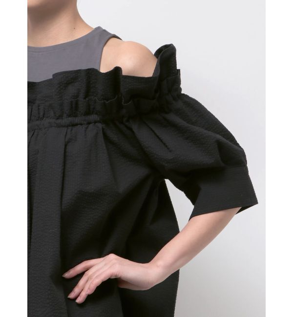 ELENDEEK「COCOON OFF-SHOULDER OP」|ワンピース|