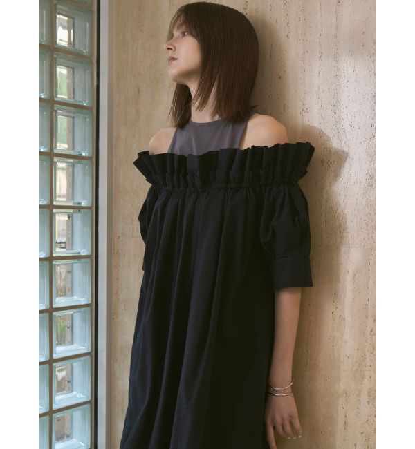 ELENDEEK「COCOON OFF-SHOULDER OP」|ワンピース|
