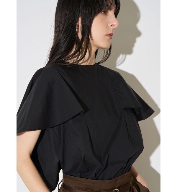 ELENDEEK「CAPE LIKE BL」|シャツ・ブラウス|ブラック