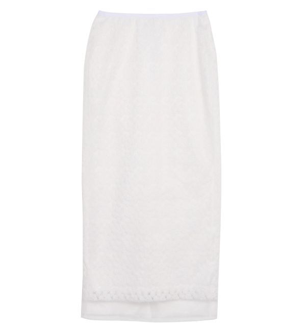 ELENDEEK「EMBROIDERY I-LINE SK」|スカート|
