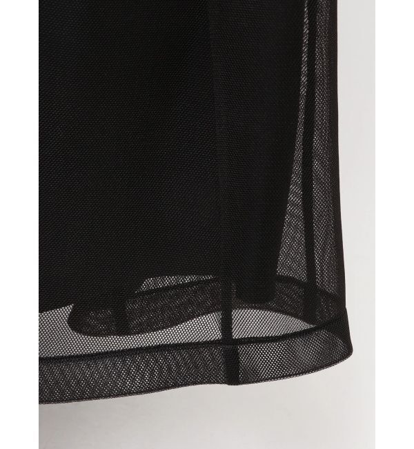 ELENDEEK「MESH BONDING FLARED SK」|スカート|