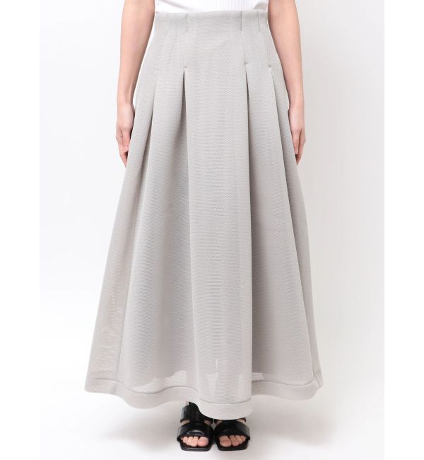 ELENDEEK「MESH BONDING FLARED SK」|スカート|