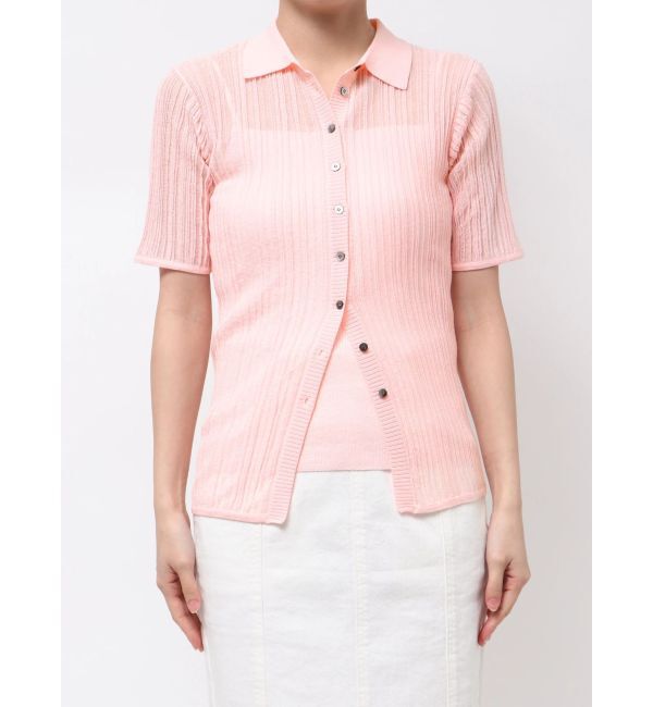 ELENDEEK「SHEER PLEATS KT TOP」|ニット・セーター|