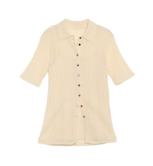ELENDEEK「SHEER PLEATS KT TOP」|ニット・セーター|