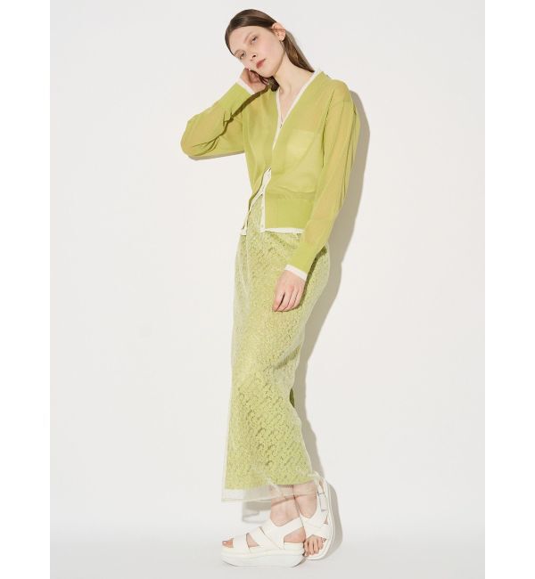 ELENDEEK「COLOR LAYERED SHEER CD」|ニット・セーター|