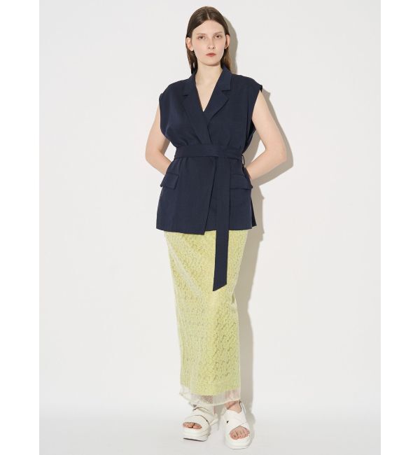 ELENDEEK「BELTED TAILORED GILET」|その他|