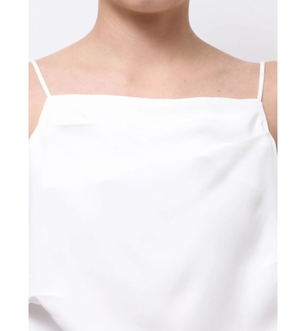 ELENDEEK「ASYMMETRY DRAPE CAMI」|キャミソール|