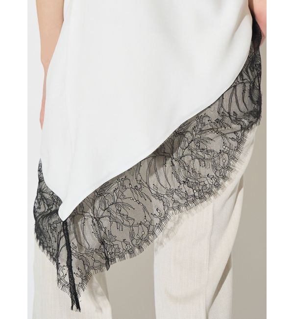 ELENDEEK「ASYMMETRY DRAPE CAMI」|キャミソール|