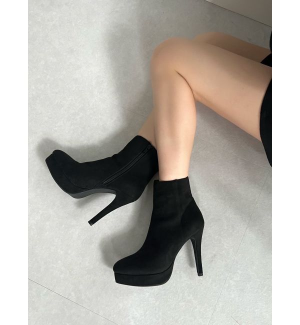 RESEXXY「フェイクスウェードショートブーツ」|ショートブーツ|