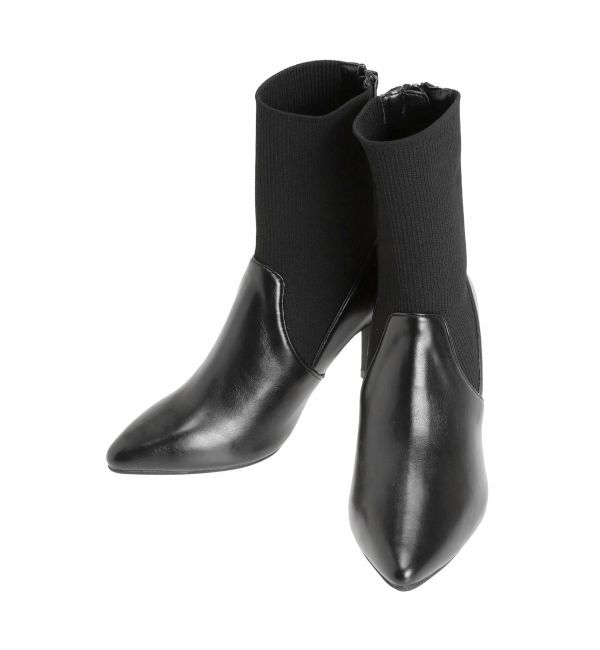 RESEXXY「ポインテッドトゥソックスブーツ」|ショートブーツ|