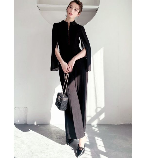 RESEXXY「シアースリーブコンビネゾン」|オールインワン|