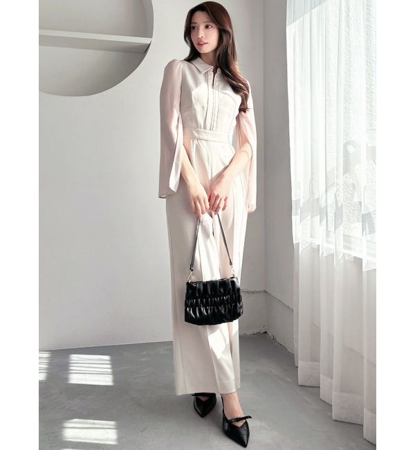 RESEXXY「シアースリーブコンビネゾン」|オールインワン|