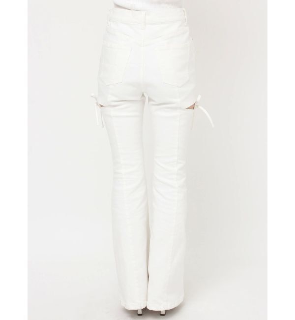 RESEXXY「カットアウトリボンデニムパンツ」|その他|