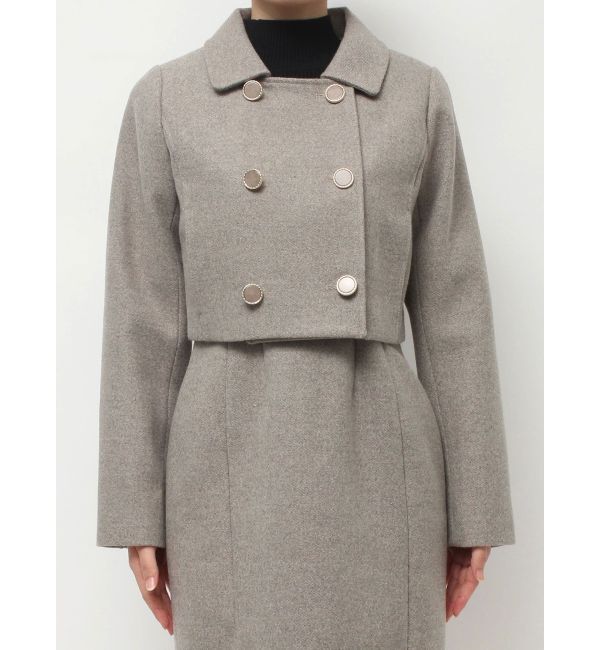 RESEXXY「ダブルブレストショートコート【セットアップ着用可能】」|その他|