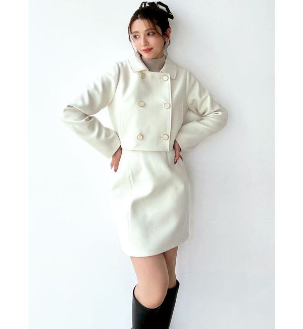 RESEXXY「ダブルブレストショートコート【セットアップ着用可能】」|その他|