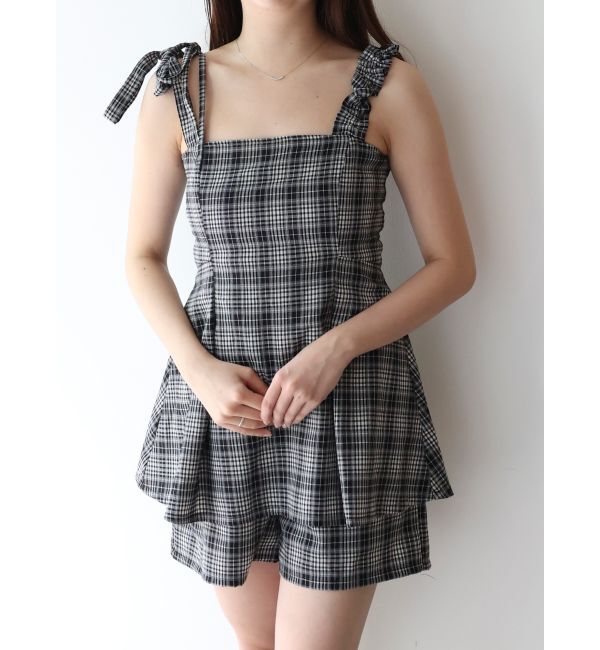 dazzlin「ペプラムロンパース」|ワンピース|