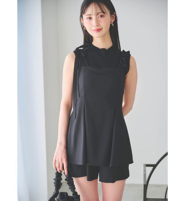 dazzlin「ペプラムロンパース」|ワンピース|
