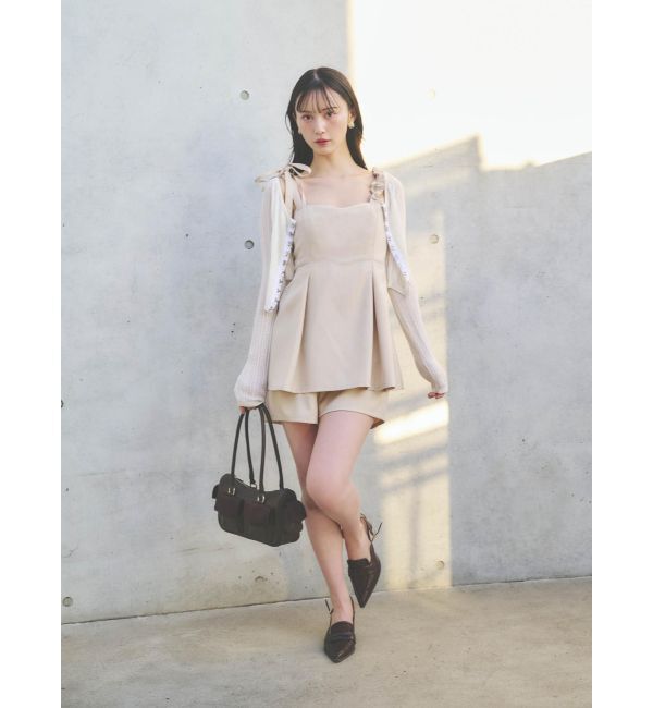 dazzlin「ペプラムロンパース」|ワンピース|