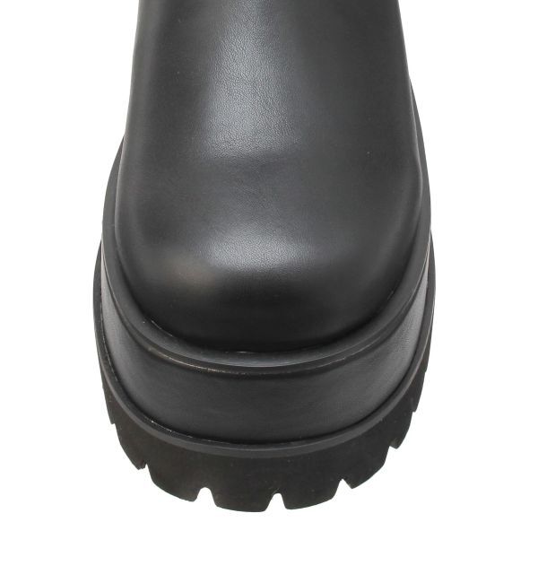 dazzlin「バイカーリングブーツ」|ロングブーツ|