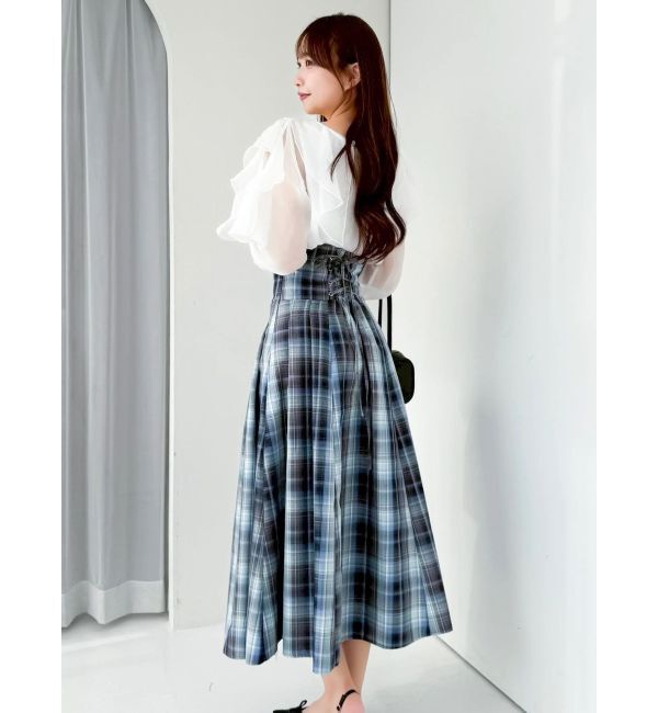 dazzlin「サイドプリーツトレンチコルセットスカート」|スカート|