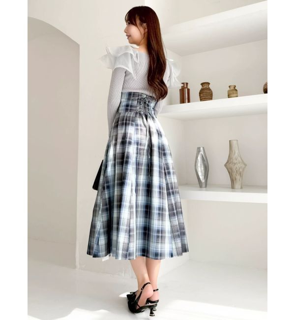 dazzlin「サイドプリーツトレンチコルセットスカート」|スカート|