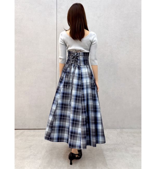 dazzlin「サイドプリーツトレンチコルセットスカート」|スカート|