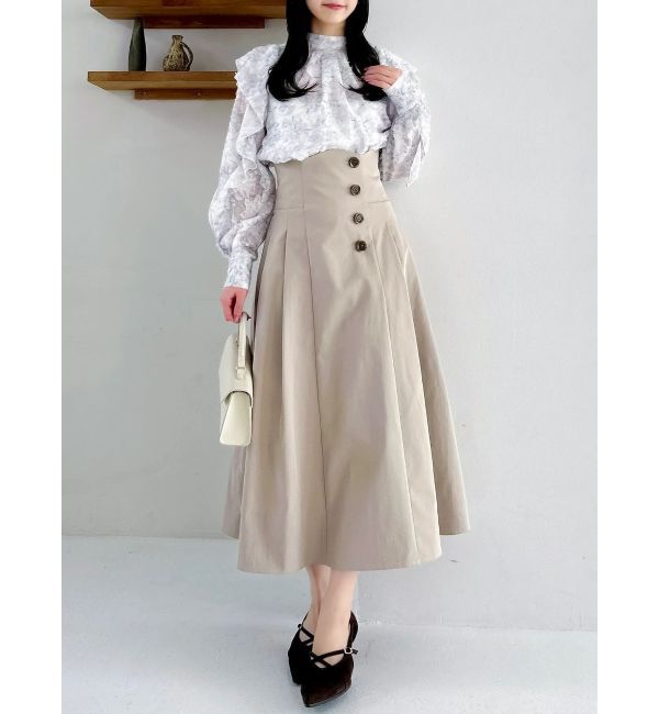 dazzlin「サイドプリーツトレンチコルセットスカート」|スカート|