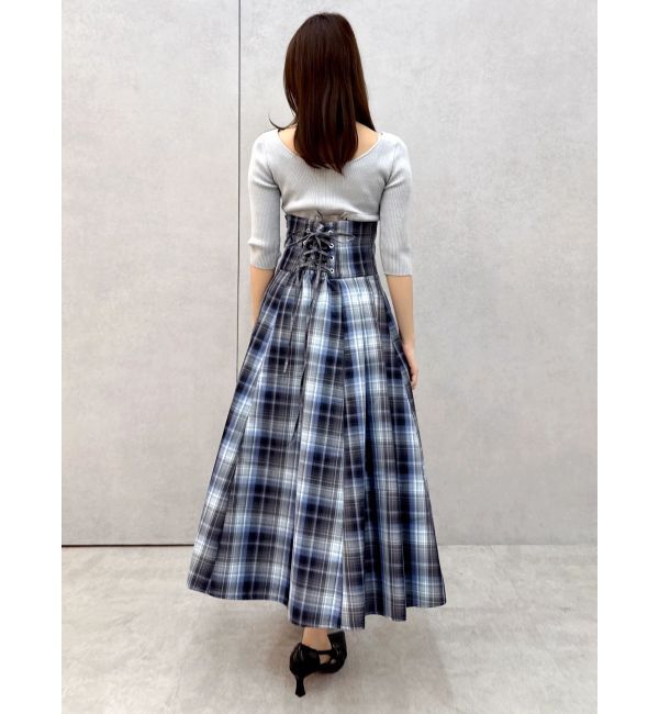 dazzlin「サイドプリーツトレンチコルセットスカート」|スカート|