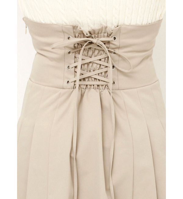 dazzlin「サイドプリーツトレンチコルセットスカート」|スカート|