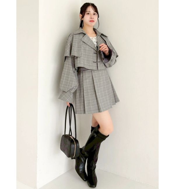 dazzlin「ケープショートトレンチジャケット」|トレンチコート|