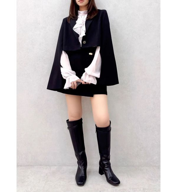 dazzlin「【WEB限定】ショートシングルジャケット」|テーラードジャケット|