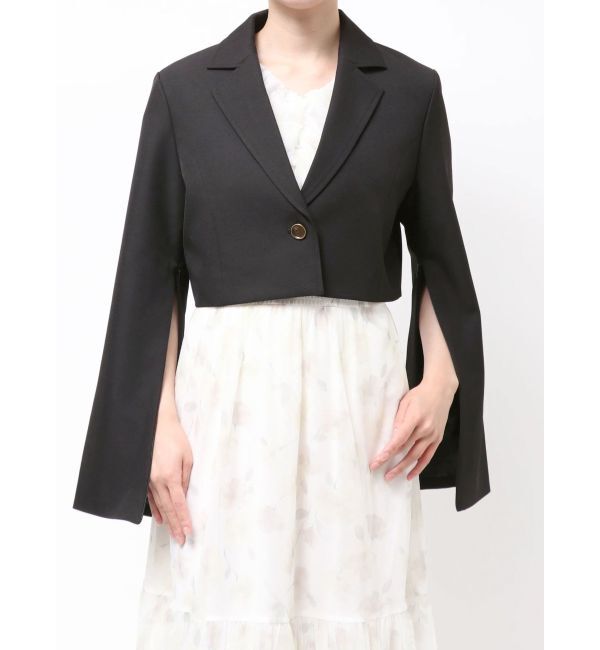 dazzlin「【WEB限定】ショートシングルジャケット」|テーラードジャケット|