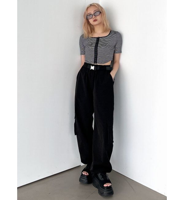 EMODA「ラウンドフックショートトップ」|Tシャツ・カットソー|