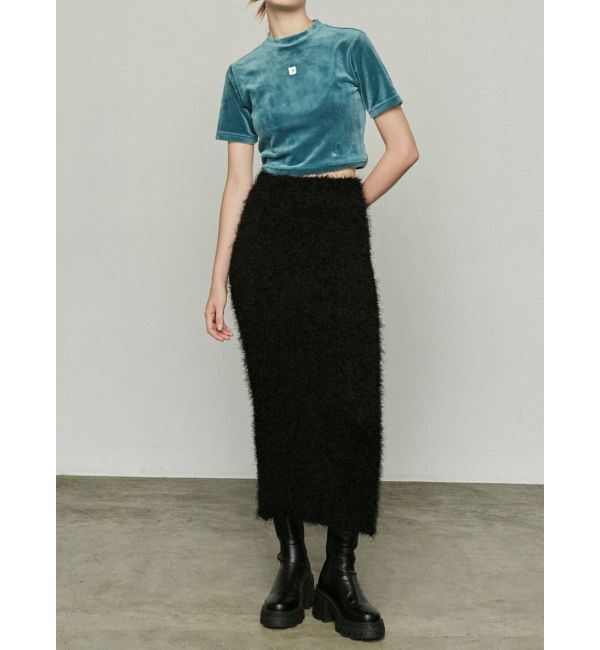 EMODA「ハイネックベロアトップス」|Tシャツ・カットソー|